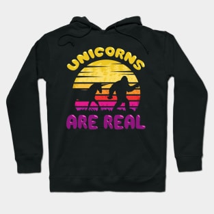 Unicorns are real, Bigfoot ed. Hoodie